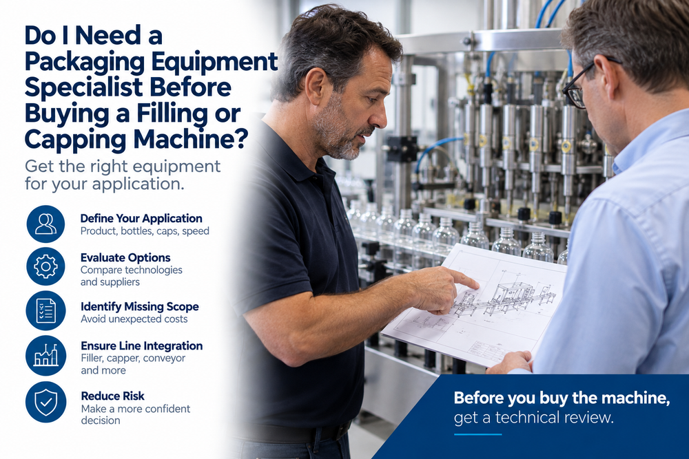 Do I Need a Packaging Equipment Specialist Before Buying a Filling or Capping Machine?