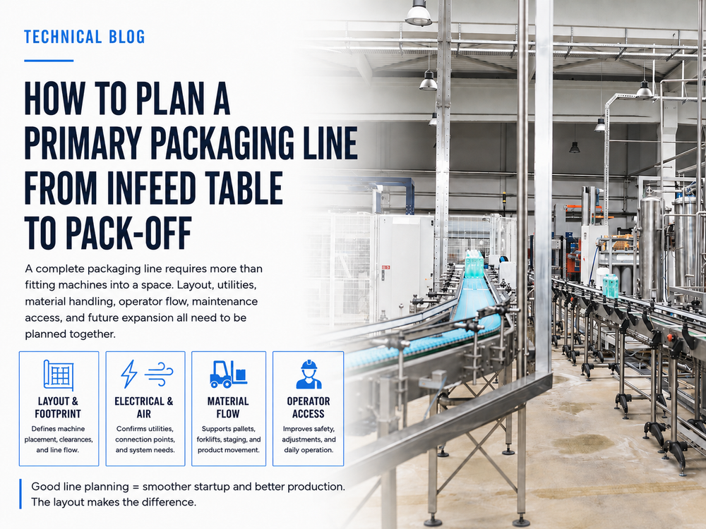 How to Plan a Primary Packaging Line: From Infeed Table to Pack-Off