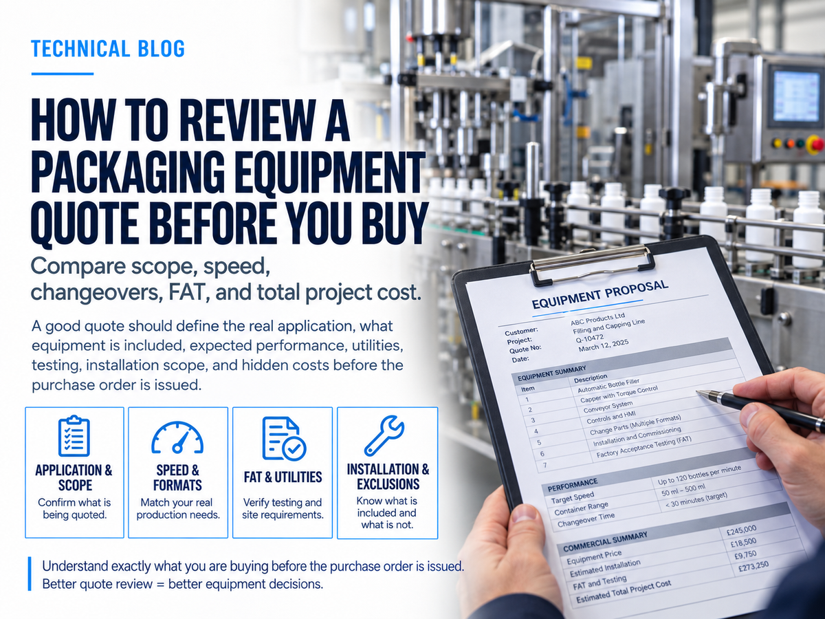 How to Review a Packaging Equipment Quote Before You Buy